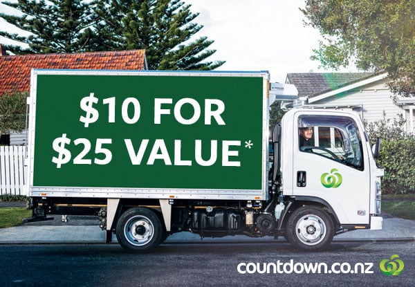 $10 for a $25 Countdown Online Shopping Grocery Voucher for First Time Shoppers – Nationwide (minimum $100 spend)
