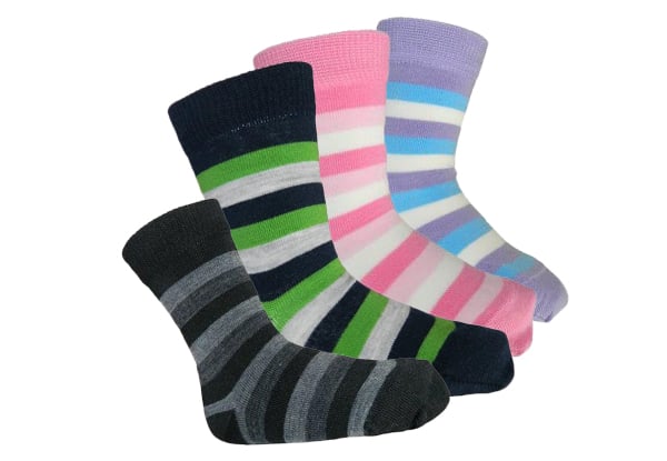 $16 for Two Pairs of Merino Kids' Socks – Available in a Variety of Colours & Sizes