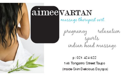 Aimee Vartan Massage Therapist