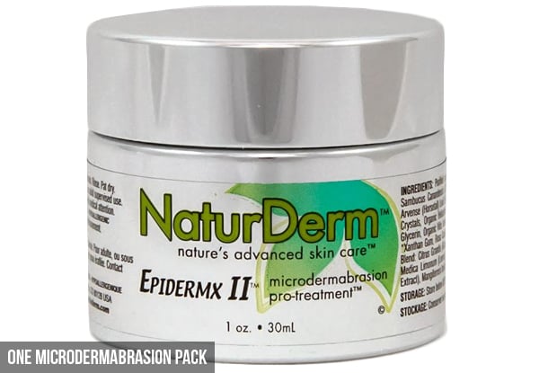 $39.95 for a Naturderm Microdermabrasion Pack or From $74.90 for a Two-Piece Naturderm Skincare Pack