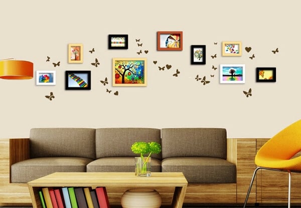 $29.99 for a Ten-Piece Photo Frame Set, or $39.99 for a 15-Piece Set