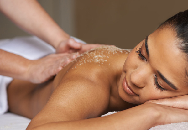90-Minute Body Scrub & Polish Treatment with Mask - Option for Green Tea Sugar Body Scrub or Coffee