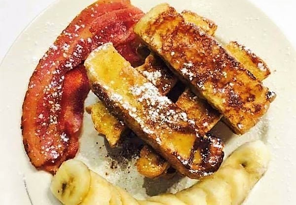 Two Mains from the All Day Breakfast Menu - Mount Maunganui