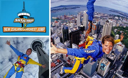 $120 for SkyJump off Auckland's Sky Tower - Friday 16th September (value $225)