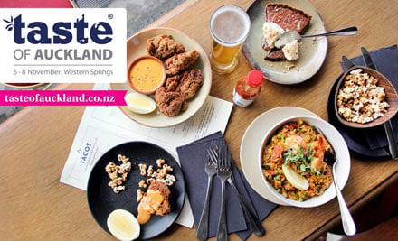 $32 for Two Tickets to Taste of Auckland Opening Night or $18 for One – Thursday 5th November (value up to $64)