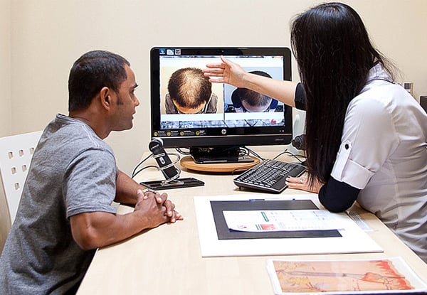 $25 for a 45-Minute SRS Microscopic Professional Hair Analysis & Consultation  incl. a $200 Treatment Voucher - Four Locations North Island Wide
