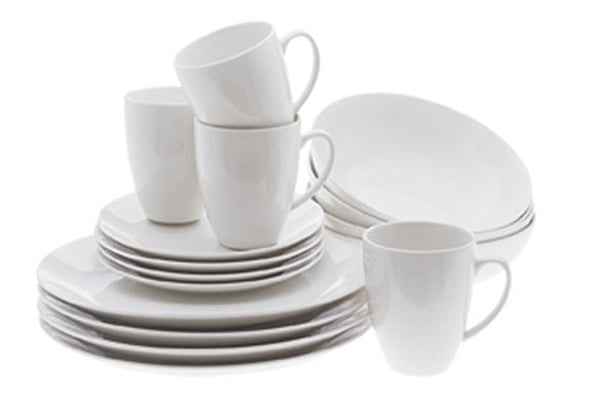 $69.99 for a Maxwell & Williams 16-Piece White Basics Coupe Dinner Set