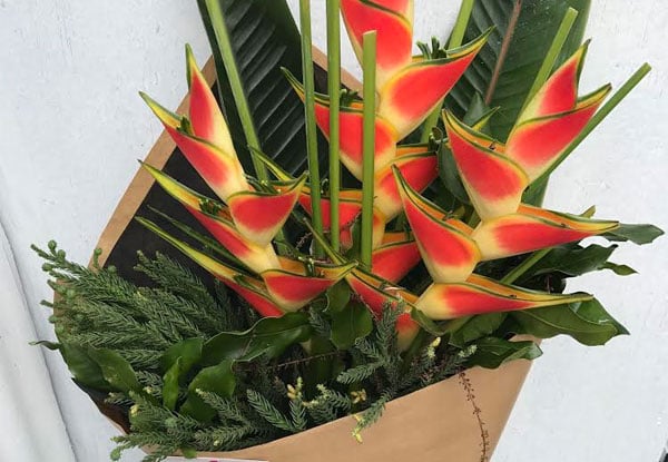 Tropical Heliconia Bouquet - Pick Up
