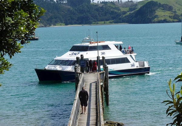 $45 for an Adult Ferry Ticket to Coromandel Town Return or $27.50 for a Child (value up to $90)