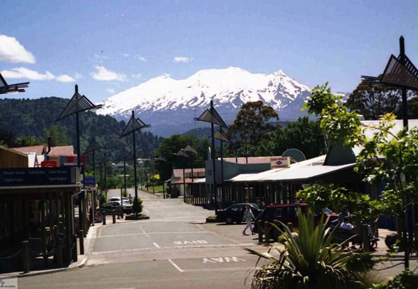 $230 for a Ruapehu Adventure for Two incl. Two Nights' Accommodation, Cafe Breakfast Both Mornings, Dinner Voucher, Arrival Drinks, & Hot Tubs - Option Available for Four People (value up to $640)