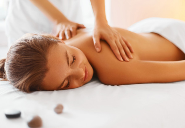 75-Minute Pamper Package incl. Reflexology, Back Massage, Back Scrub & Rejuvenating Facial with Brow Tint & Tidy