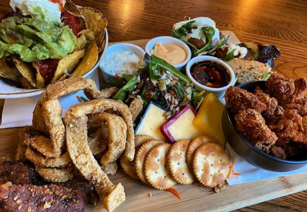 Lunch Platter for Two - Featuring Taco, Calamari, Crispy Chicken, and More - Valid from 1st January 2022