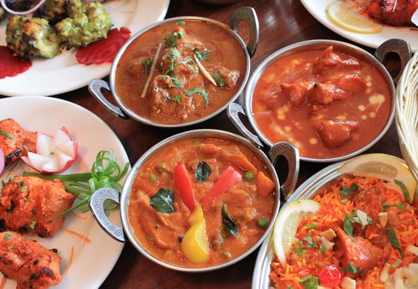 $39 for Two Entrees, Mains, Rice & Drinks for Two People - Options for up to Six People (value up to $234)