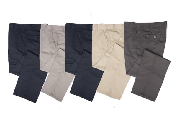 Woods Menswear Casual Pants - Five Styles & 10 Sizes Available