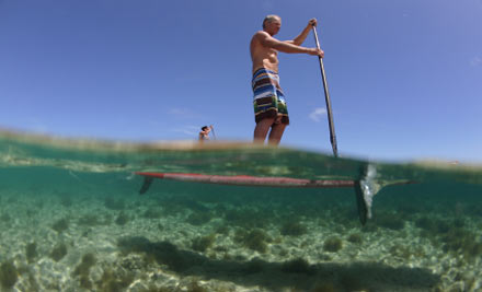 $45 for a One-Hour Stand Up Paddle Board or a One-Hour Windsurfing Lesson for Two People (value $90)