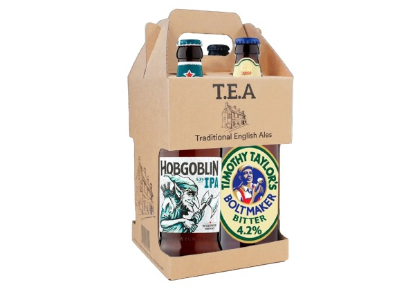 Mixed Four-Pack of True English Ale 500ml