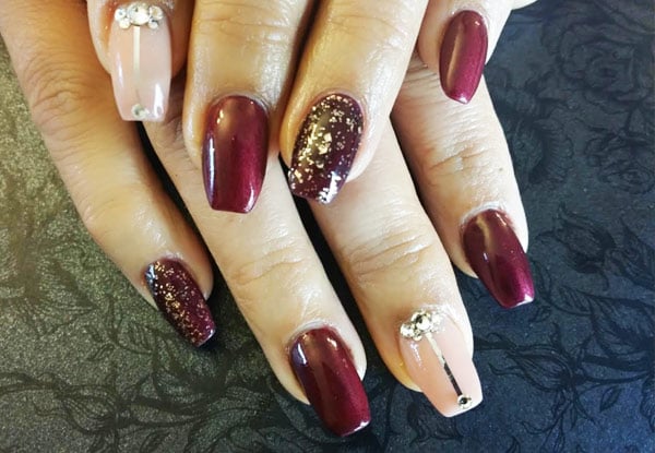 $30 for a Gel Polish Manicure, $50 for a Hard Gel Overlay & Gel Polish or $45 for a  Full Set of Acrylic Nail Enhancements incl. Mini Manicure