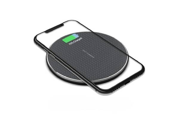 Titan Wireless Fast Charger Compatible with iPhone & Android - Black