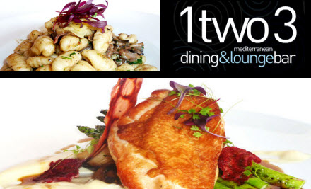 1Two3 Mediterranean Dining & Lounge Bar
