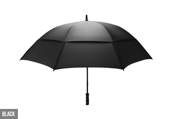 Double Canopy Wind-Resistant Umbrella - Two Colours Available