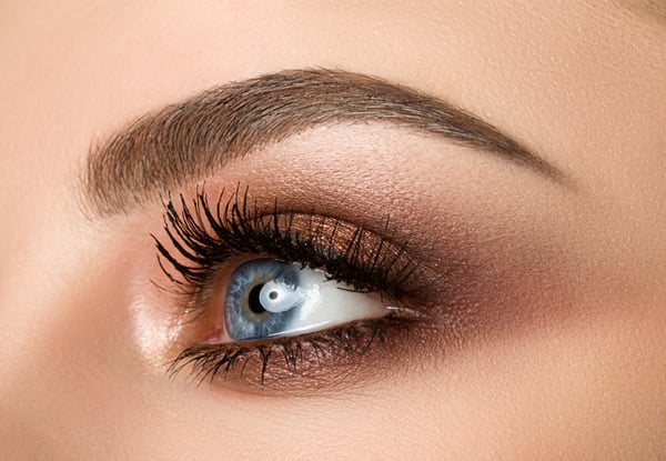 $55 for a Full Set of Individual Eyelash Extensions incl. Eyebrow Shape & Tint, incl. a  $10 Return Voucher