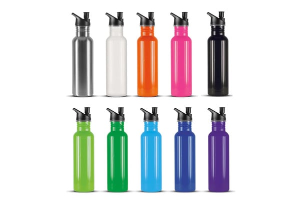 Eco-Safe Stainless Steel Drink Bottle Range - Options for up to Three Bottles & 10 Colours