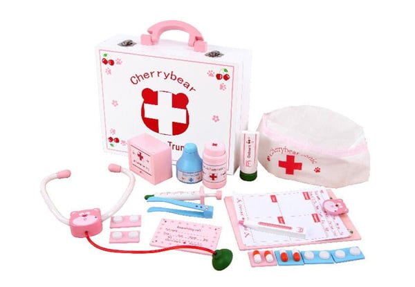Wooden Kids' Medicine Cabinet Set - Option for Two Sets