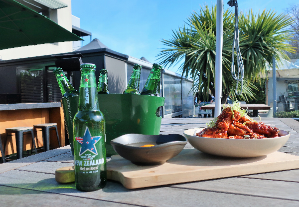 One Kilo of Chicken Wings & a Bucket of Seven Heineken Beers to Share