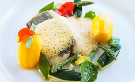 $195 for a Fine Dining Two-Course Lunch & Spa Treatment with Option for Two People