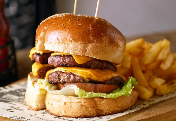 $65 for Weekend Lunch or Midweek Dinner for Two People in Greytown incl. Choice of Main & Glass of Wine, Beer or Non-Alcoholic Drink pp Value $110 (Save 41%)