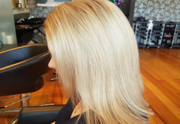 Boutique Hair Package incl. Style Cut - Choice of Bayalage, Highlights, or Global or Creative Colour