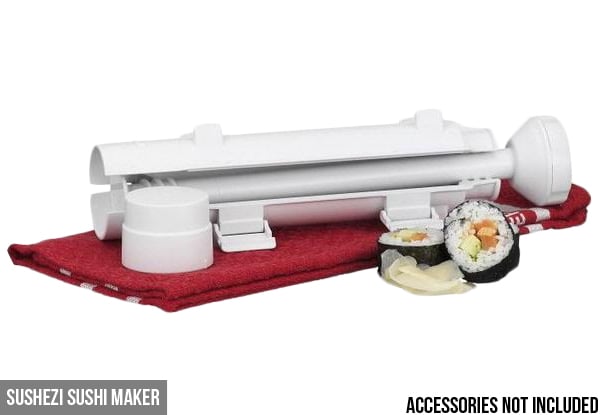 $24.95 for a Sushezi Sushi Maker Set or $45.95 for a Sushezi Four Piece Deluxe Set