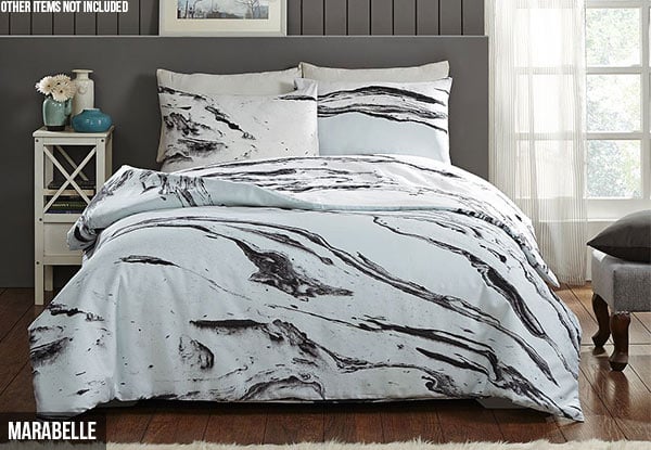 Park Avenue 100% Cotton Reversible 250TC Duvet Cover Set - Six Styles Available