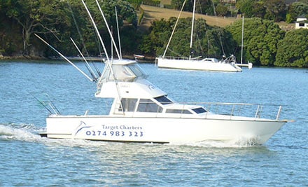 From $130 for a Six-Hour Bay of Islands Kingfish Fishing Charter, incl. Bait, Rods & Tackle - Options Available for One, Two & Four People