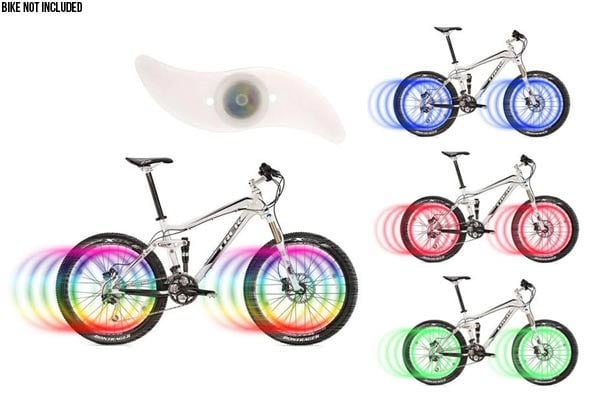 LED Bike Wheel Lights Two-Pack - Four Colours Available