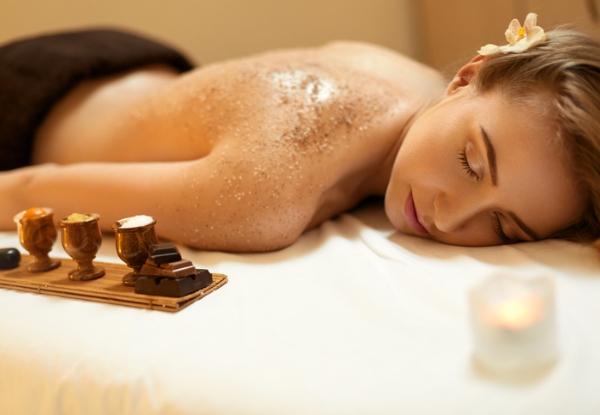 45-Minute Back Exfoliation & Relaxing Massage - Options for Feet & Hand Exfoliation incl. $10 Return Voucher