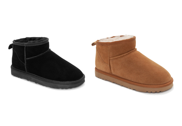 Ozwear Ugg Unisex Boots Genuine Australian Sheepskin Ankle Classic Suede - Two Colours & Ten Sizes Available