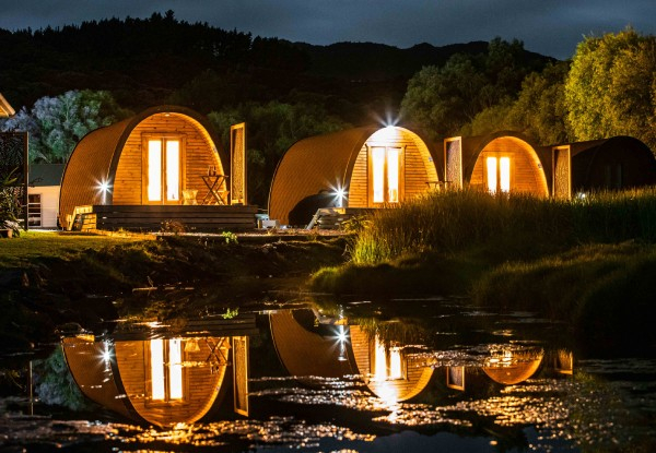 Two-Night Beachside Glamping Stay in a Standard or Deluxe Pod for Two People incl. Late Checkout - Option for Three Night Stay