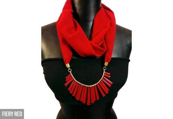 $30 for a Jewel Scarf - Three Colours Available