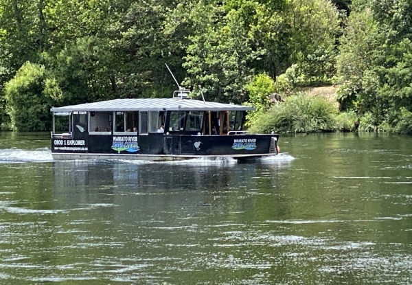 Two-Hour Cruise with Cheese & Cracker Box for Two People on the Waikato River