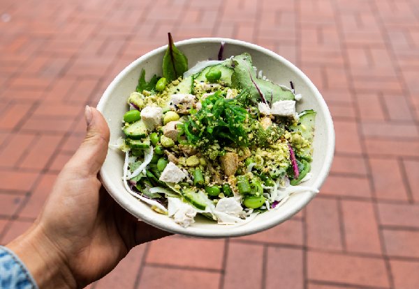 Yeah Bowl Regular Hawaiian Poke Bowl with a Japanese Twist - GrabOne 9th Birthday Flash Sale Special