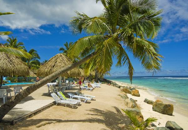 Per-Person, Twin-Share, Five-Night Rarotongan Getaway in a Standard Room incl. Return Airport Transfers, Tropical Daily Breakfast, WiFi Credit, Use of Hotel Amenities & Activities - Option for Beachfront Deluxe Suite