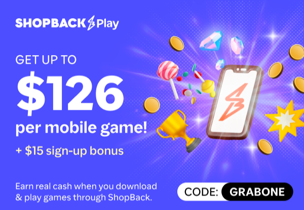 Get up to 35% Cashback at New Balance, Adidas, Disney +, Expedia, Dyson (caps apply) + $15 ShopBack Bonus Just for Signing Up! Use Code GRABONE