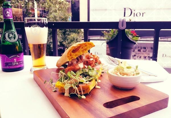 Any Two Lunch Mains & Two House Beers or House Wines