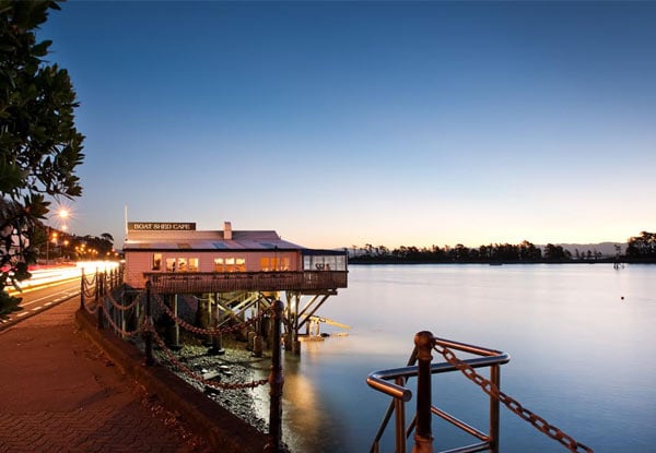 $50 Waterfront Dinner Food Voucher for Two - Option for Four People