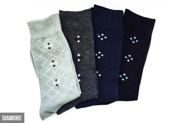 $20 for a 12-Pack of Premium Men's Socks - Available in Three Designs