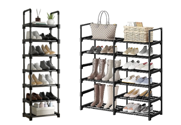Large Capacity Shoe Rack Storage - Available in Three Sizes