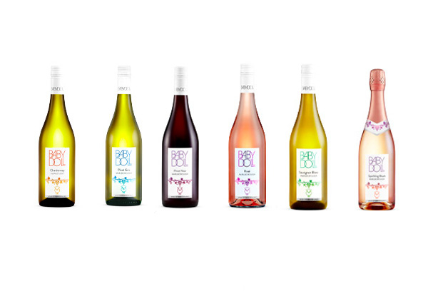 Six Bottles of Babydoll Wine - Options for Sav Blanc, Pinot Gris, Rose, Chardonnay, Sparkling Pinot Gris or Pinot Noir