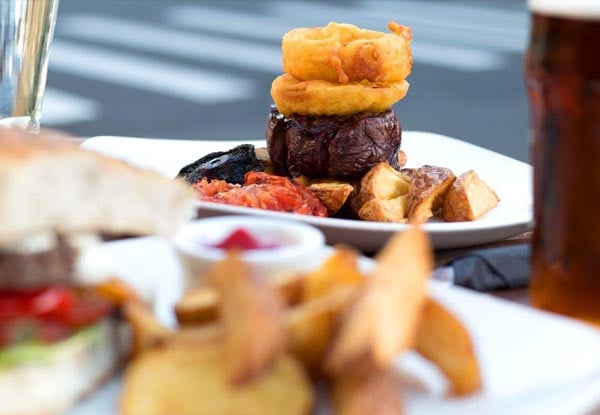 $45 for Two Mains & Two Glasses of House Wine or Beer for Two People – Options Available for up to Six People (value up to $237)