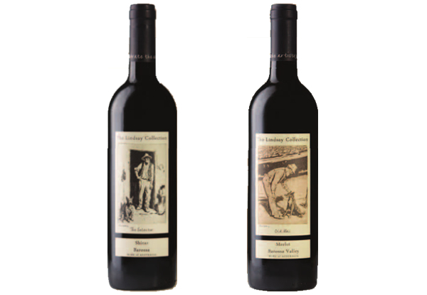 12 Bottles of The Lindsay Collection Australian Wine - Options for Shiraz or Merlot